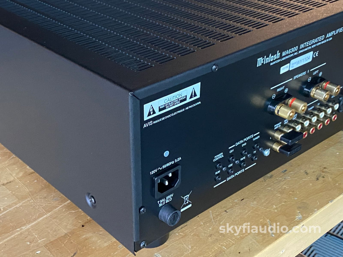 Mcintosh Ma6300 Integrated Amplifier - All Analog With Phono Input