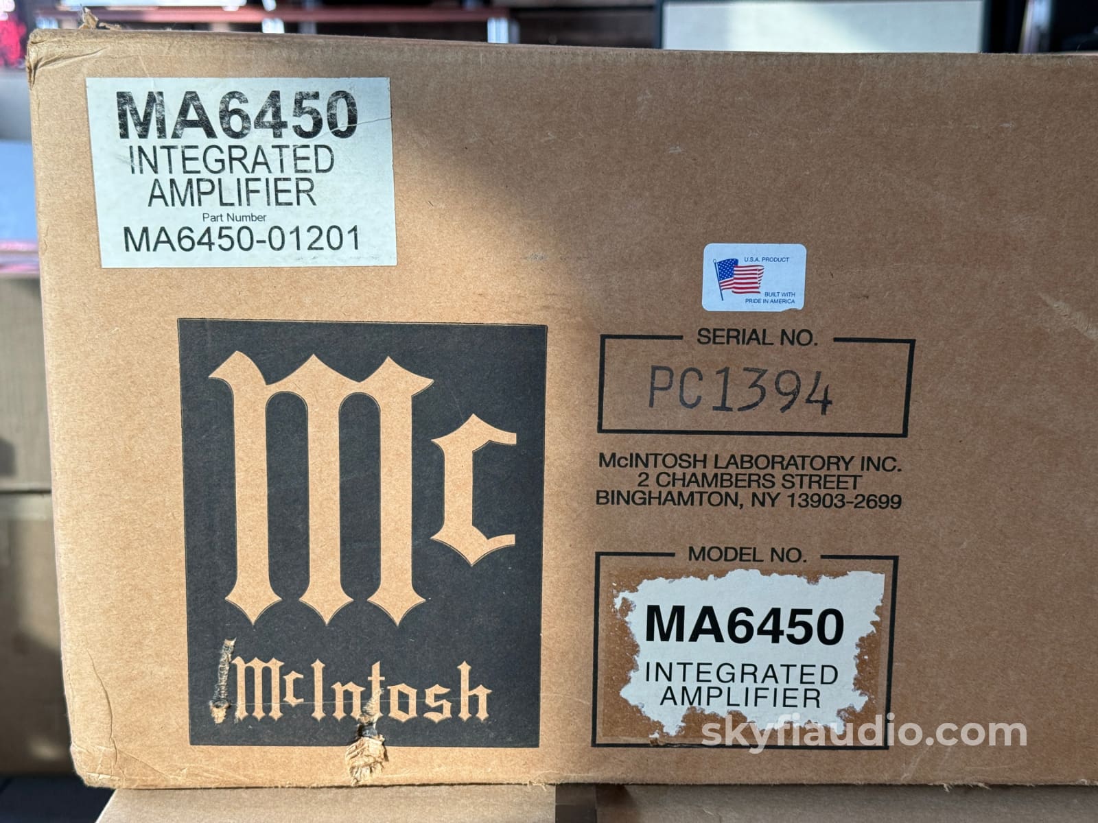 McIntosh MA6450 Integrated Amplifier - New Old Stock Integrated Amplifier