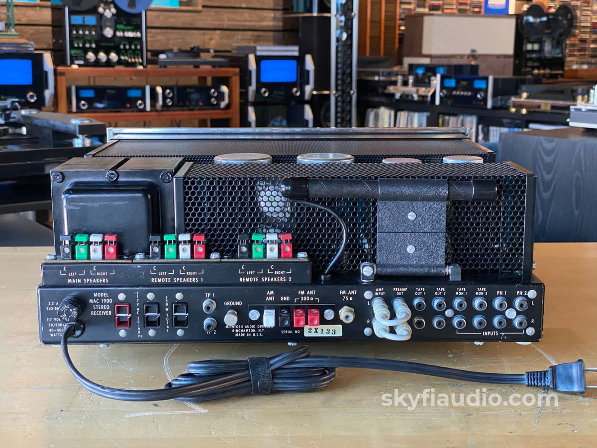 Mcintosh Mac1900 The Original High-End Stereo Receiver - Serviced Integrated Amplifier