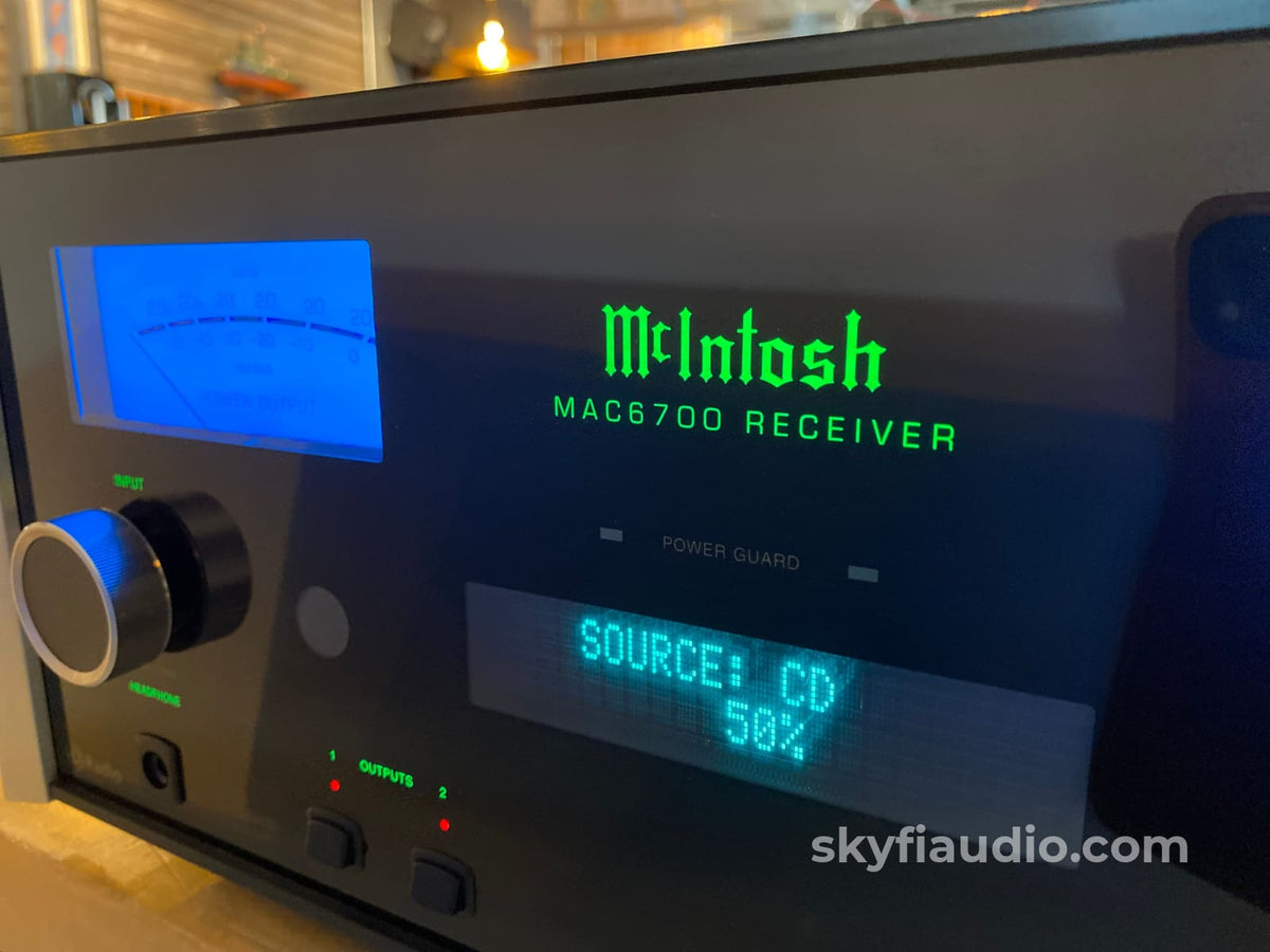 Mcintosh Ma6700 Solid State Receiver With Hd Fm/Am Radio Dac Mm/Mm Phono Integrated Amplifier