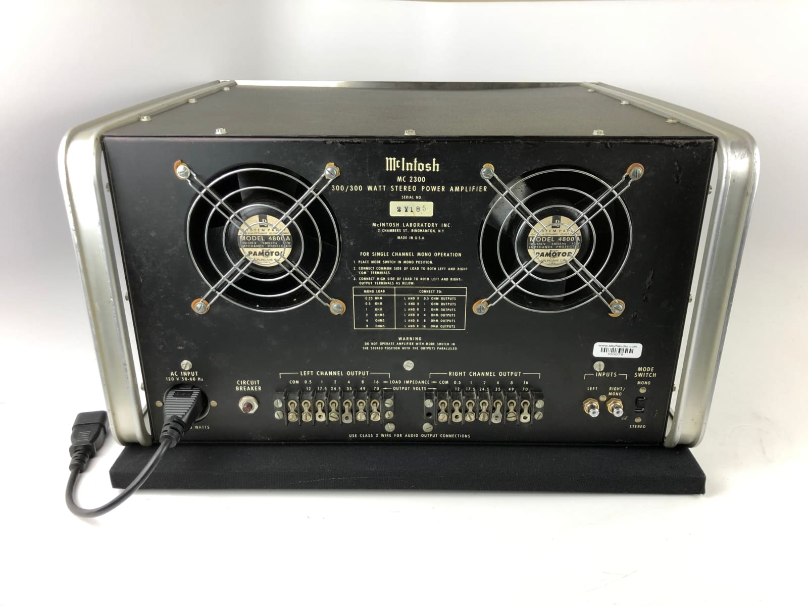 Mcintosh Mc-2300 - 300W Classic Solid State Stereo Amplifier Perfectly Restored