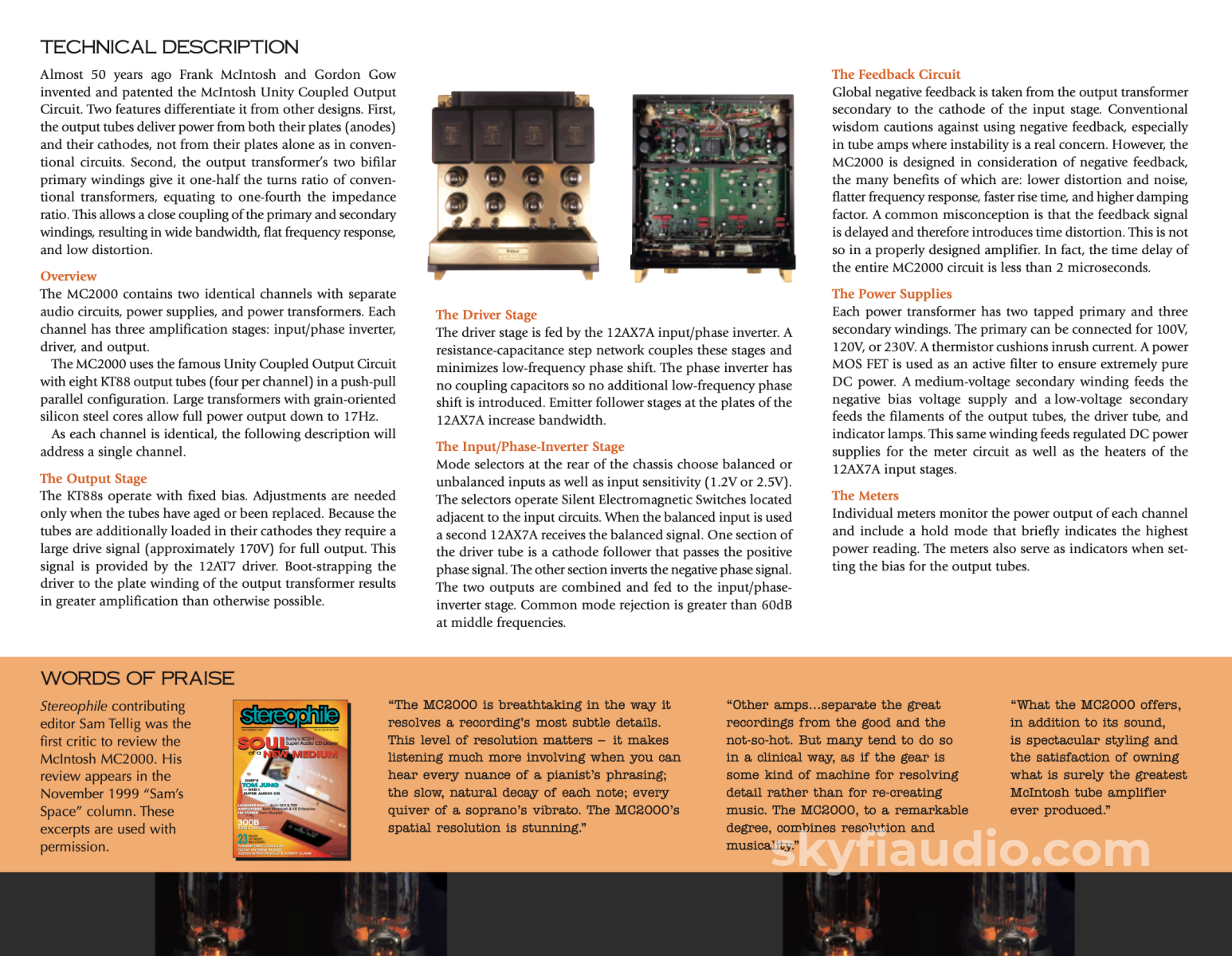 Mcintosh Mc2000 50Th Anniversary Tube Amplifier - Collectors Set
