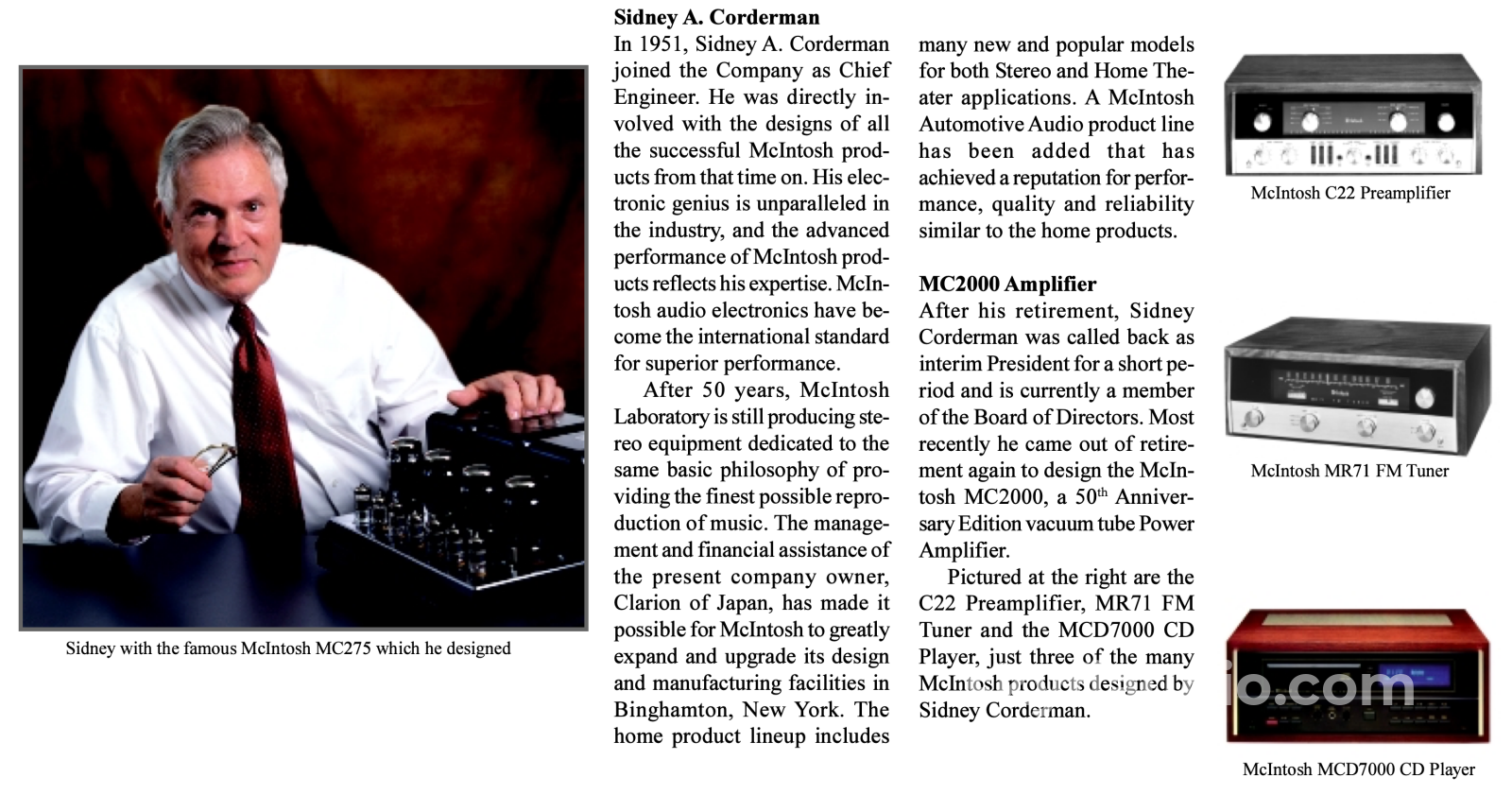 Mcintosh Mc2000 50Th Anniversary Tube Amplifier - Collectors Set