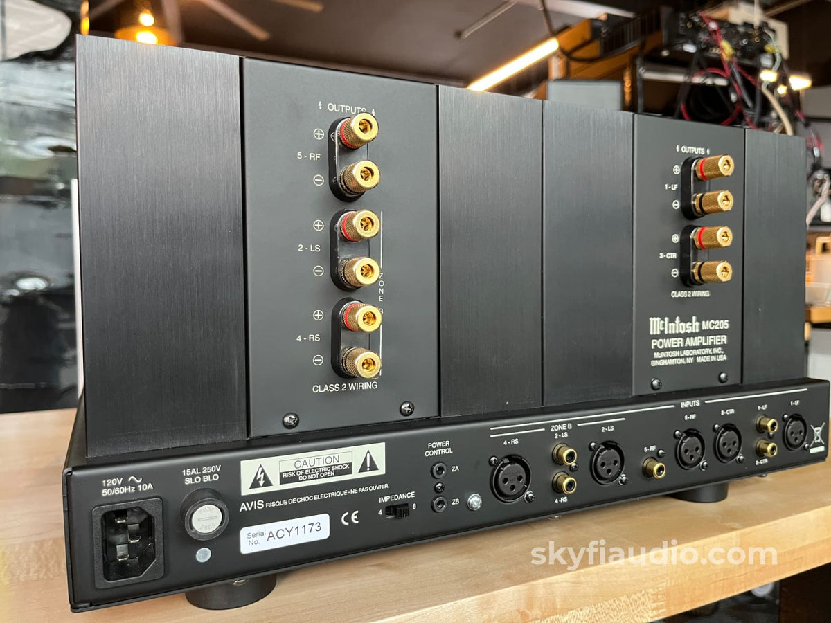 McIntosh MC205 5-Channel Home Theater Amplifier Amplifier