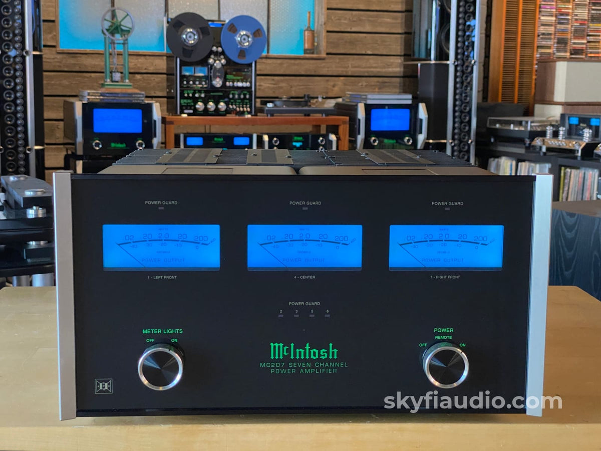 Mcintosh Mc207 Home Theater Amplifier 200W X 7 - New Glass!