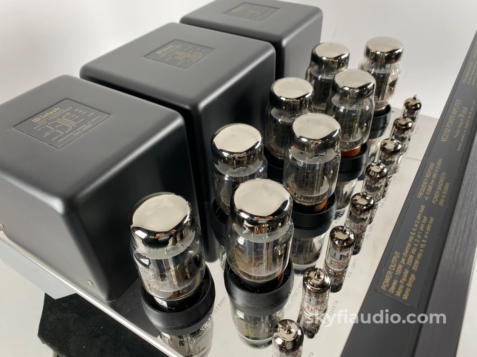 Mcintosh Mc2102 Tube Amplifier With Custom Cover
