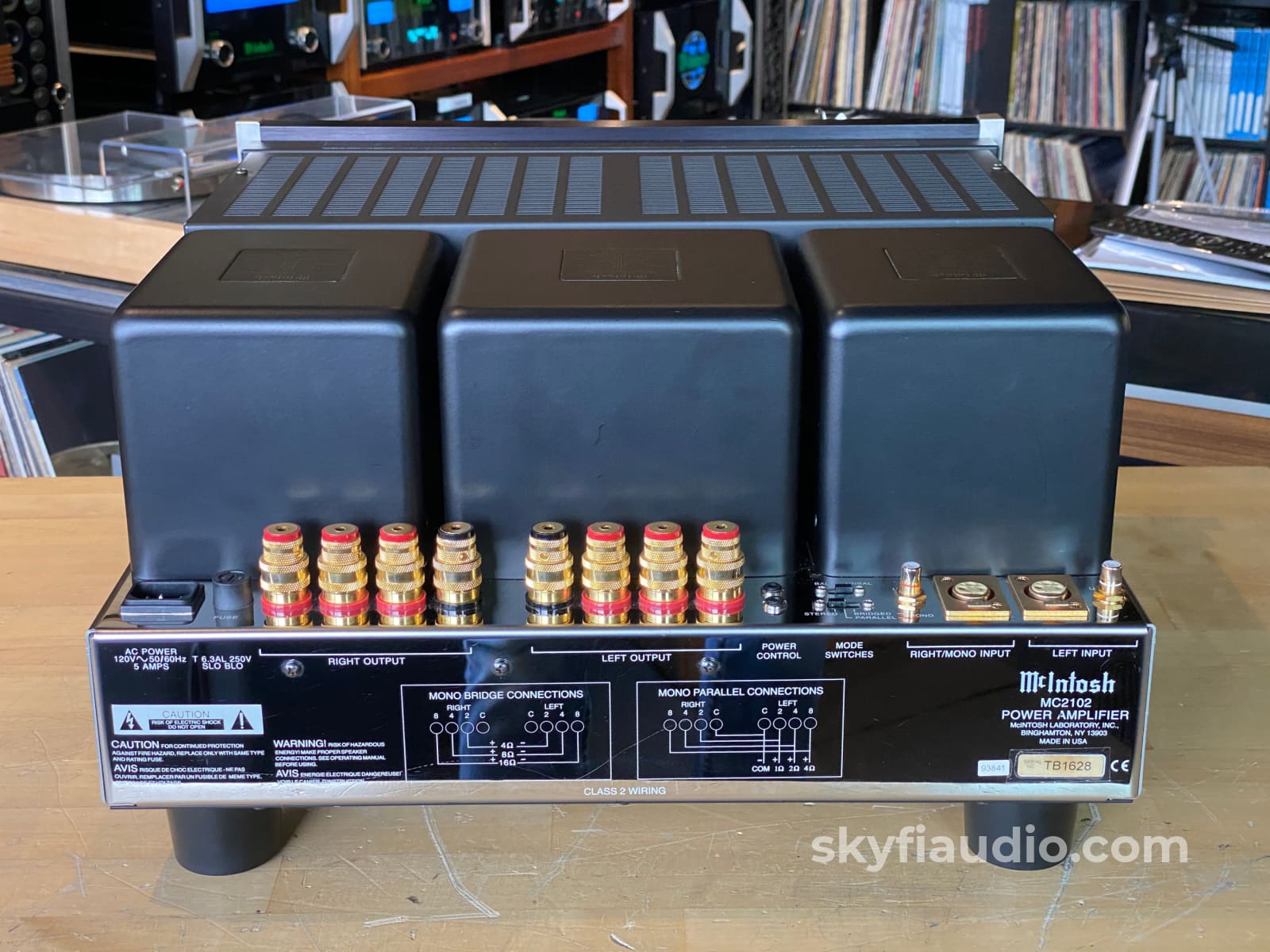 Mcintosh Mc2102 Vintage Tube Amplifier - Serviced W/ Led