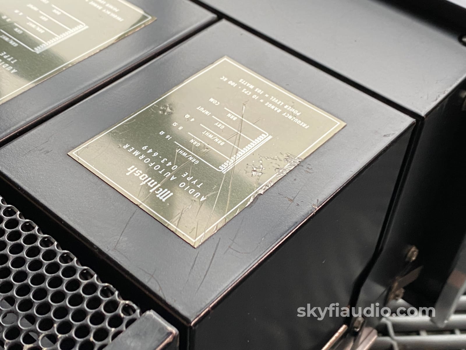 Mcintosh Mc2105 Vintage Amplifier - Serviced With New Glass Amplifier