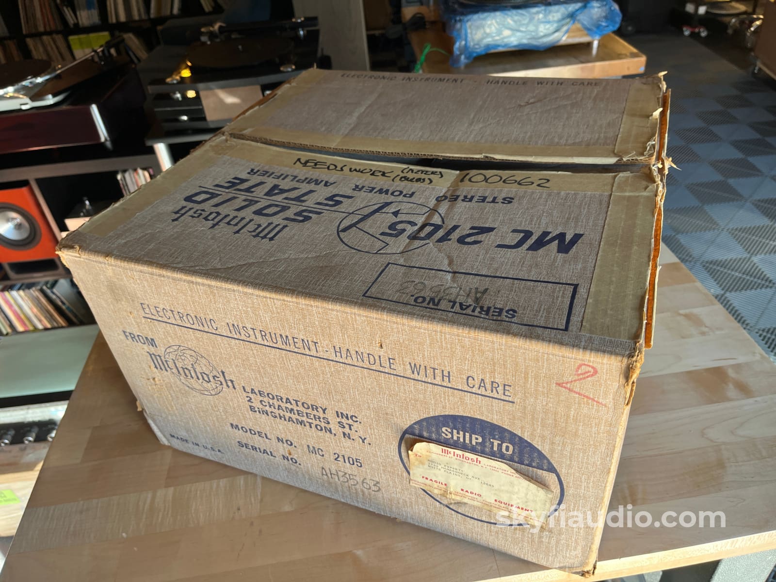 McIntosh MC2105 Box - Great Condition Accessory