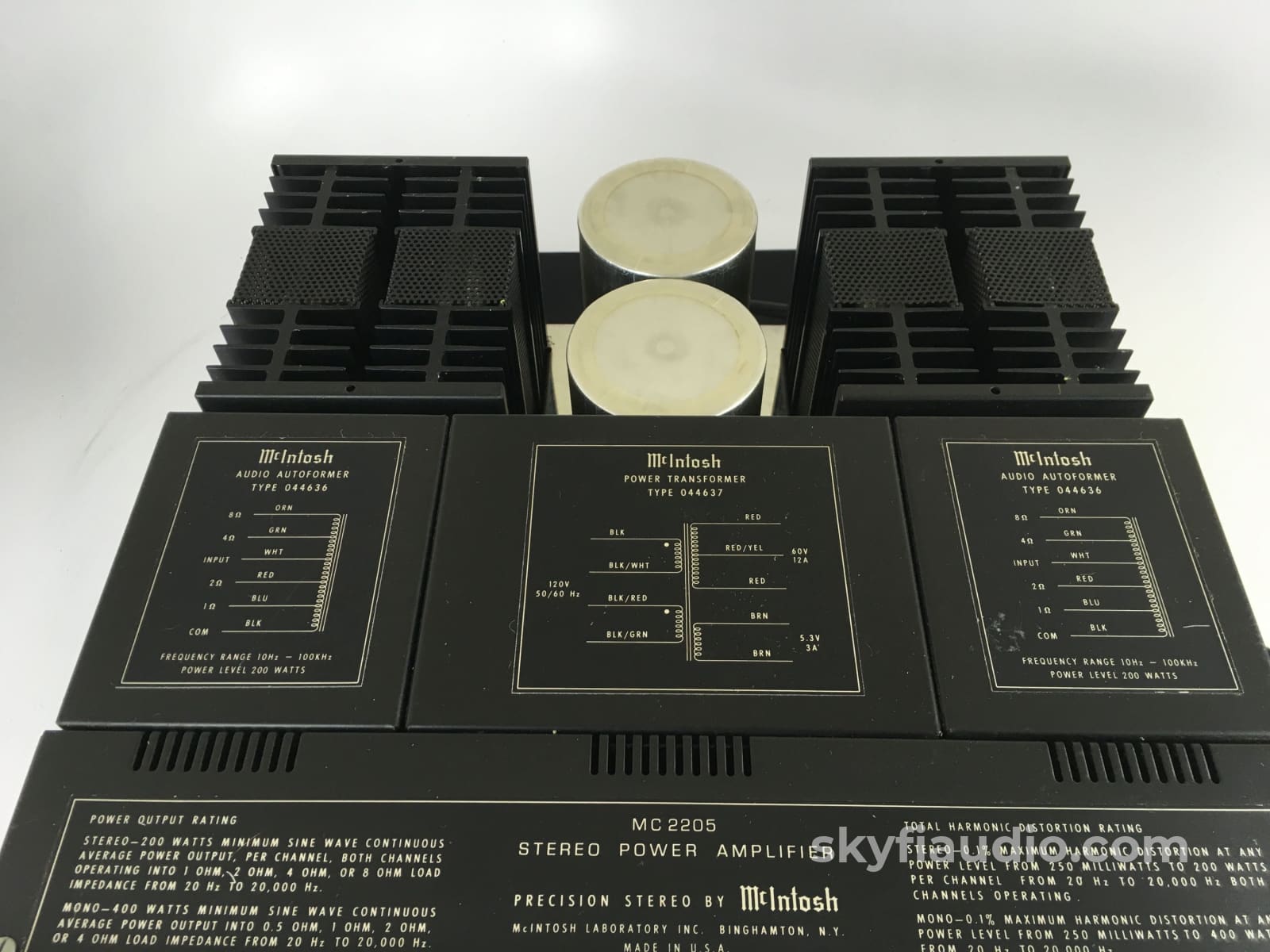 Mcintosh Mc2205 Solid State Amplifier - 200Wpc