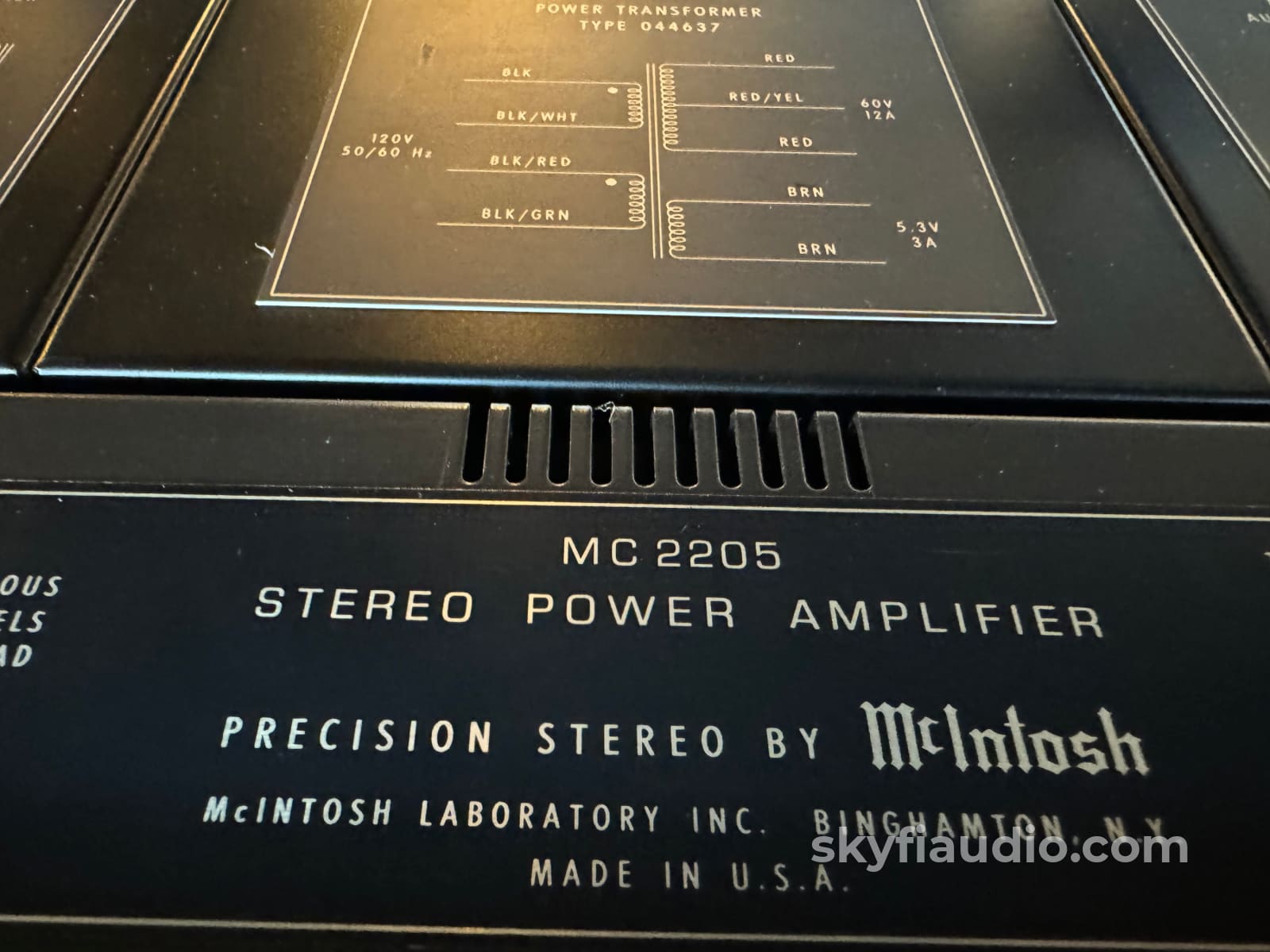 Mcintosh Mc2205 Solid State Vintage Amplifier - Skyfi Restored