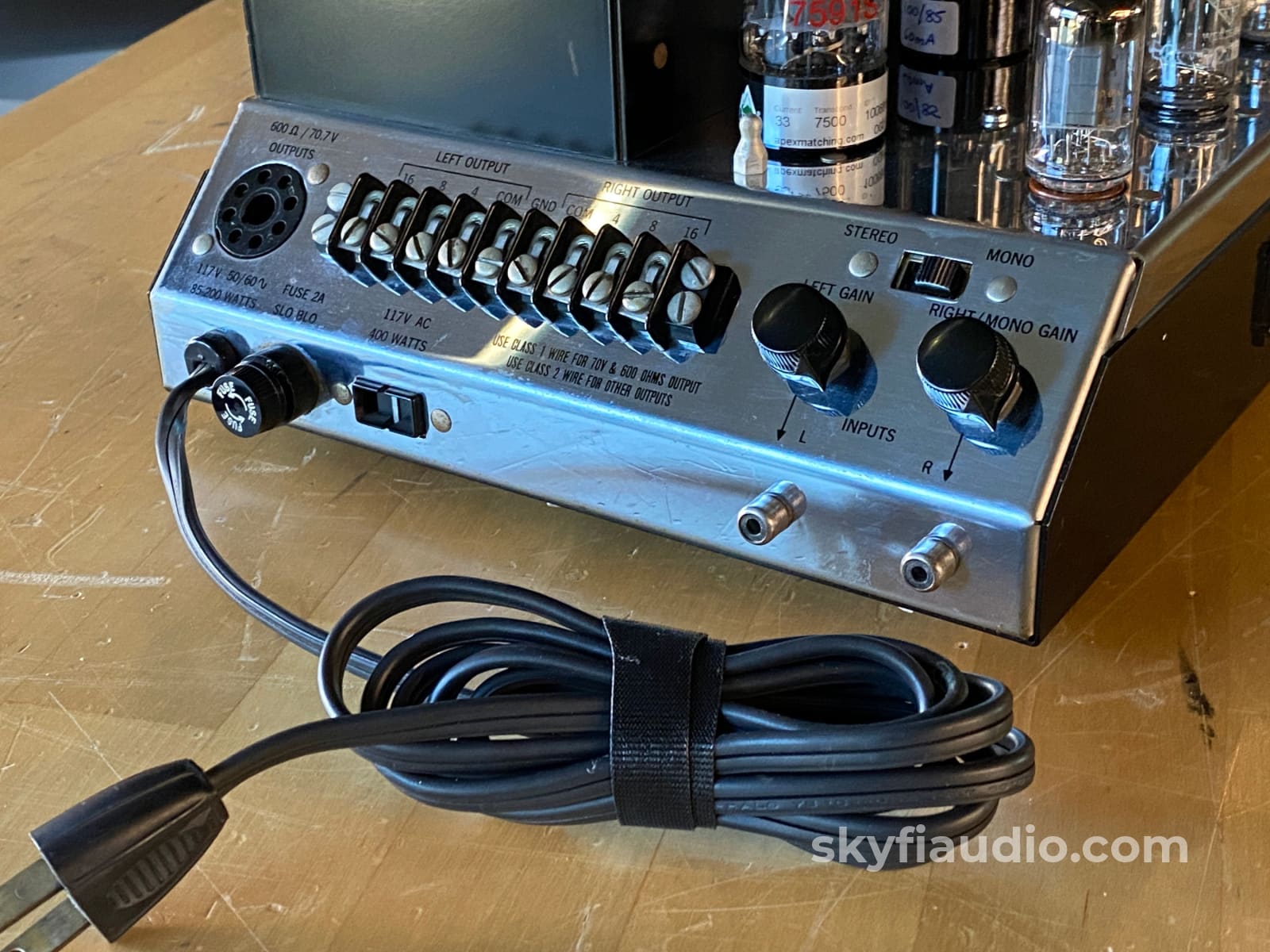 Mcintosh Mc225 Vintage Tube Amplifier From Abkco Music & Records - The Rolling Stones And More!