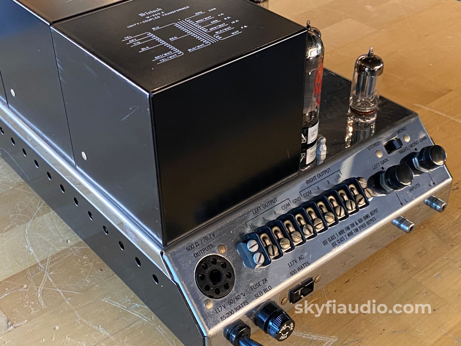 Mcintosh Mc225 Vintage Tube Amplifier From Abkco Music & Records - The Rolling Stones And More!