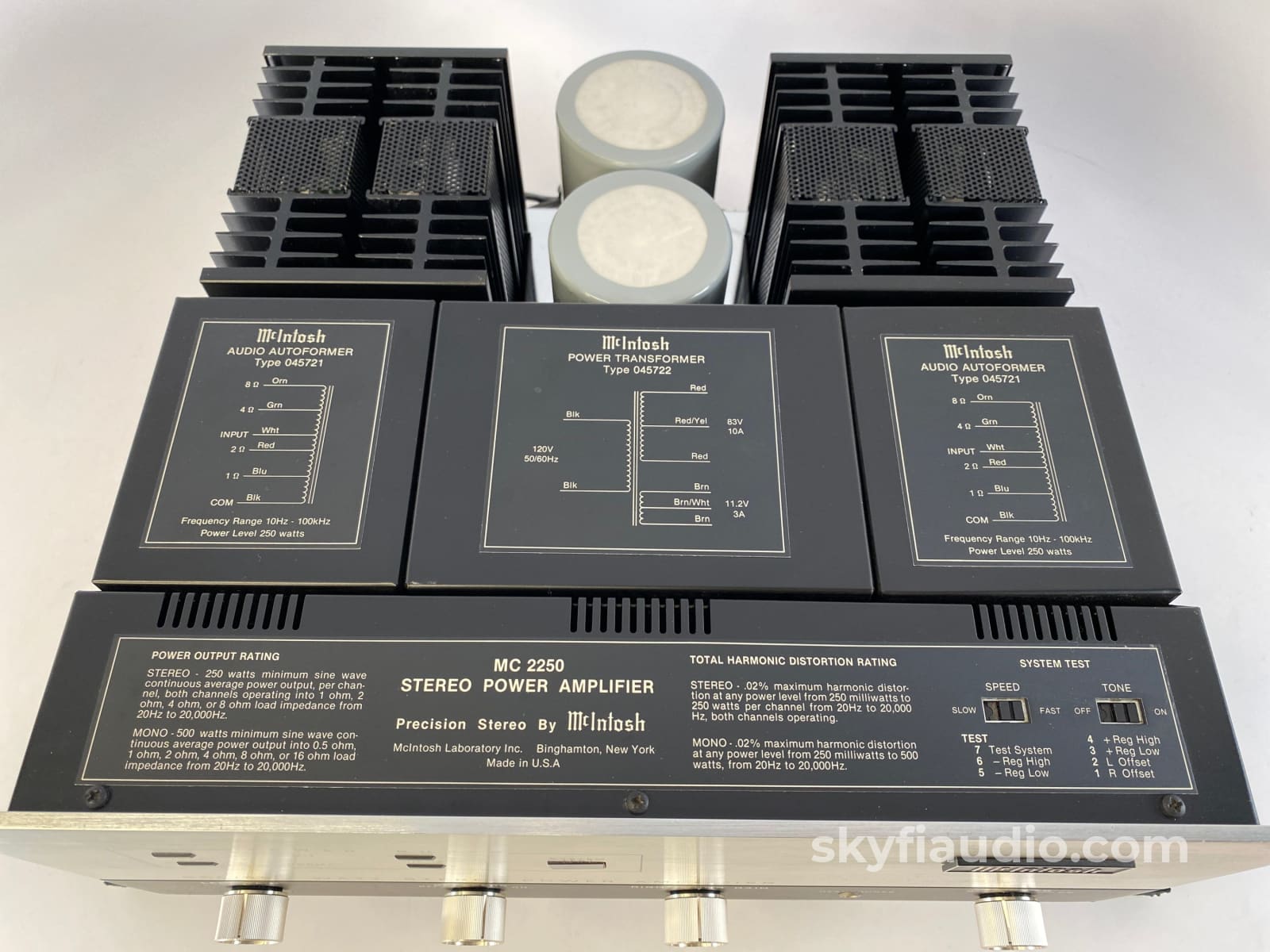 Mcintosh Mc2250 Amplifier - Under 500 In Existence Serviced And Super Clean