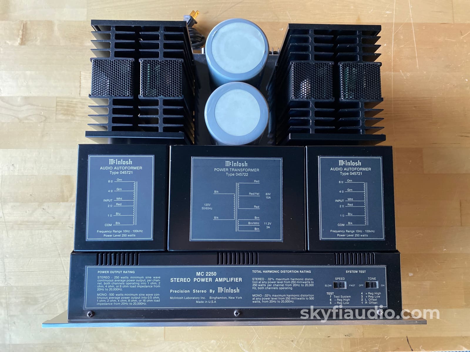 Mcintosh Mc2250 Darth Vader Amplifier - Under 500 In Existence