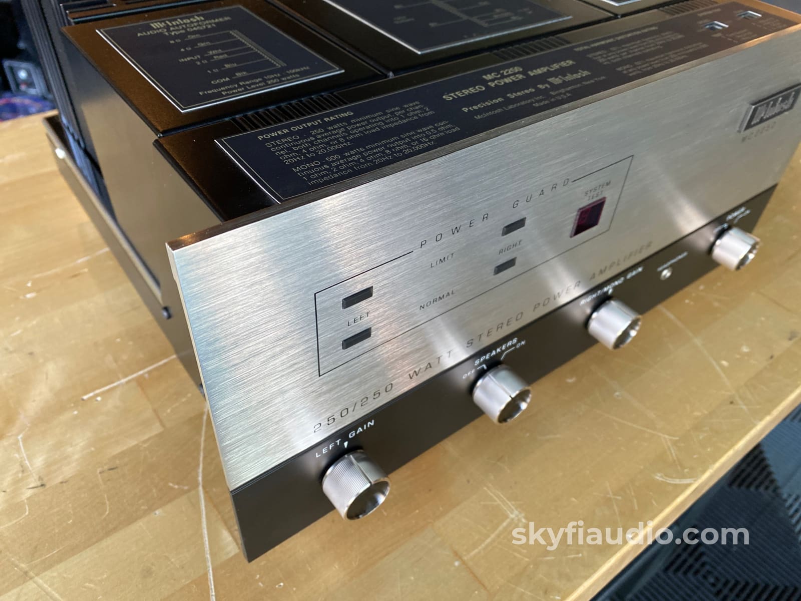 Mcintosh Mc2250 Darth Vader Amplifier - Under 500 In Existence