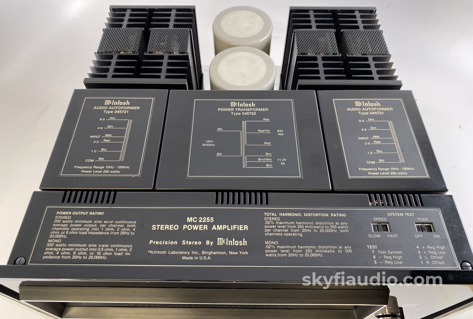 Mcintosh Mc2255 Amplifier In Gorgeous Condition - 250W X 2