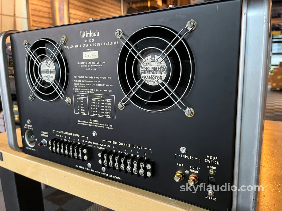 Mcintosh Mc2300 Amplifier - Restored And Upgraded Grateful Dead ’Wall Of Sound’