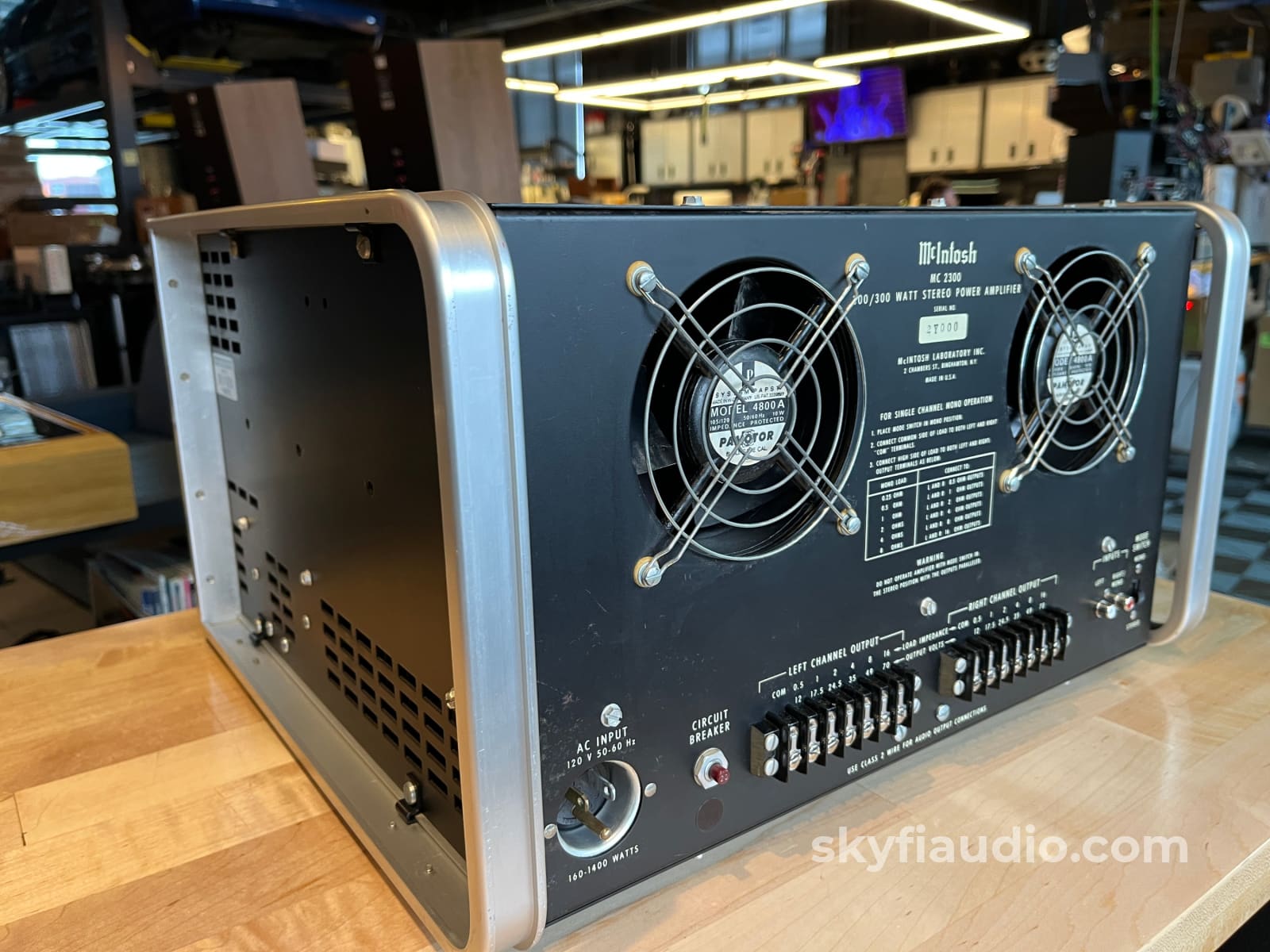 McIntosh MC2300 Solid State Amplifier - Serviced - ’Grateful Dead Wall of Sound’ Amplifier