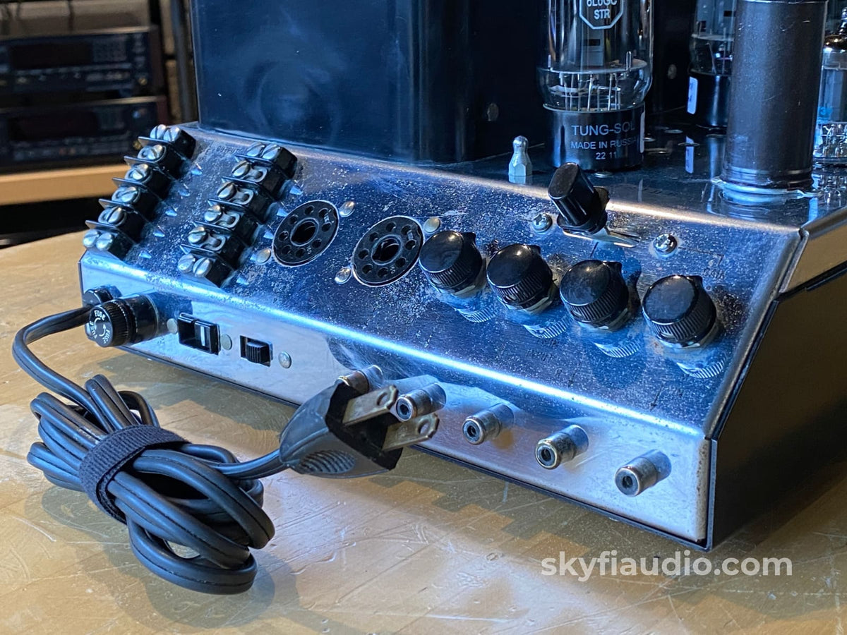 Mcintosh Mc240 Tube Amplifier - Electronically Restored Includes Cage
