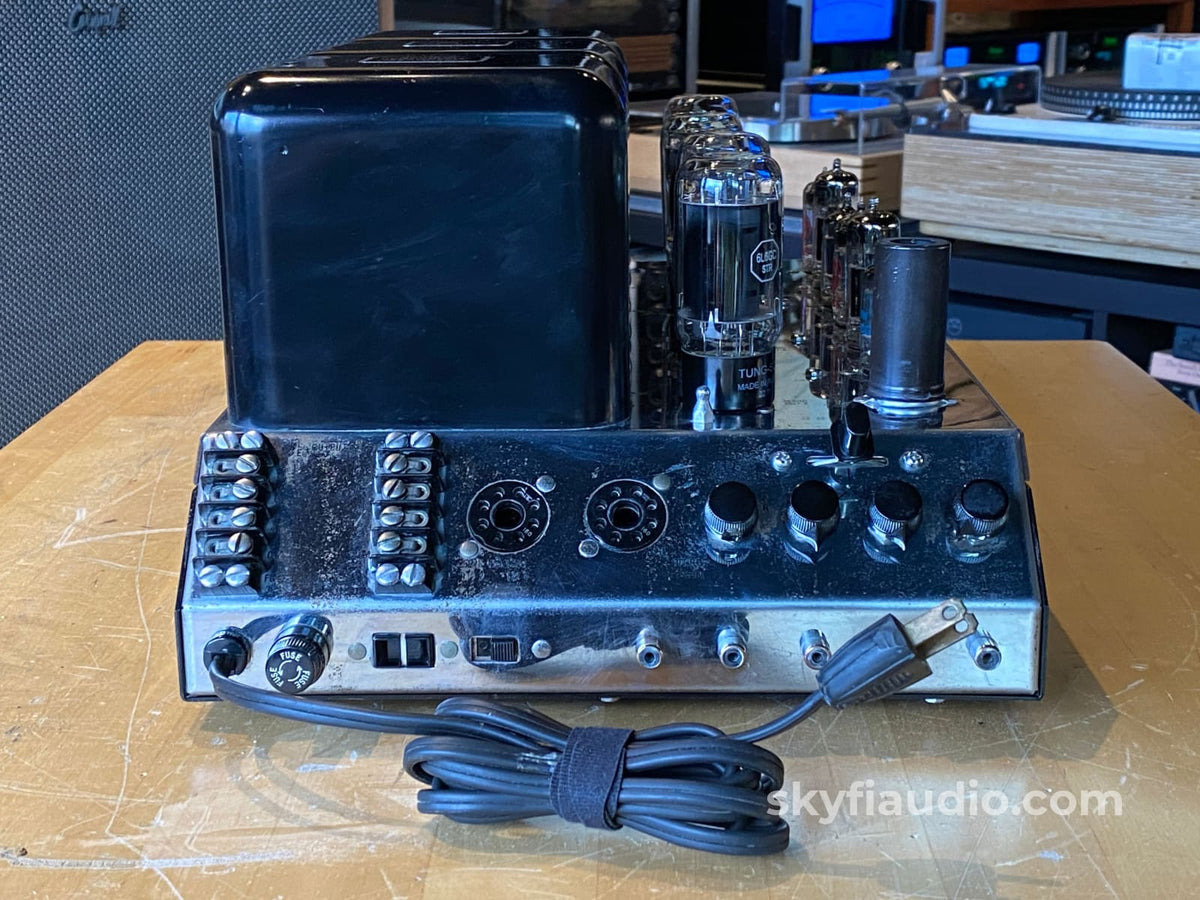 Mcintosh Mc240 Tube Amplifier - Electronically Restored Includes Cage