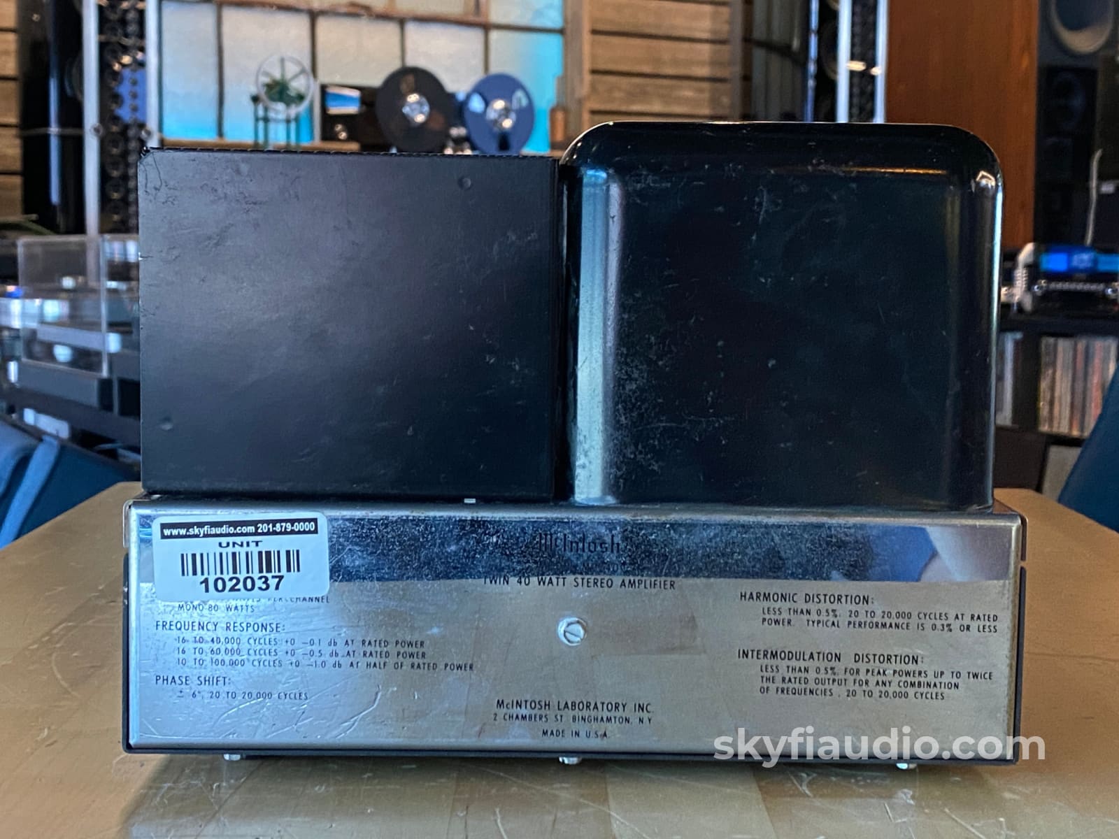 Mcintosh Mc240 Vintage Tube Amp - Skyfi Restored W/ Premium Tubes Amplifier