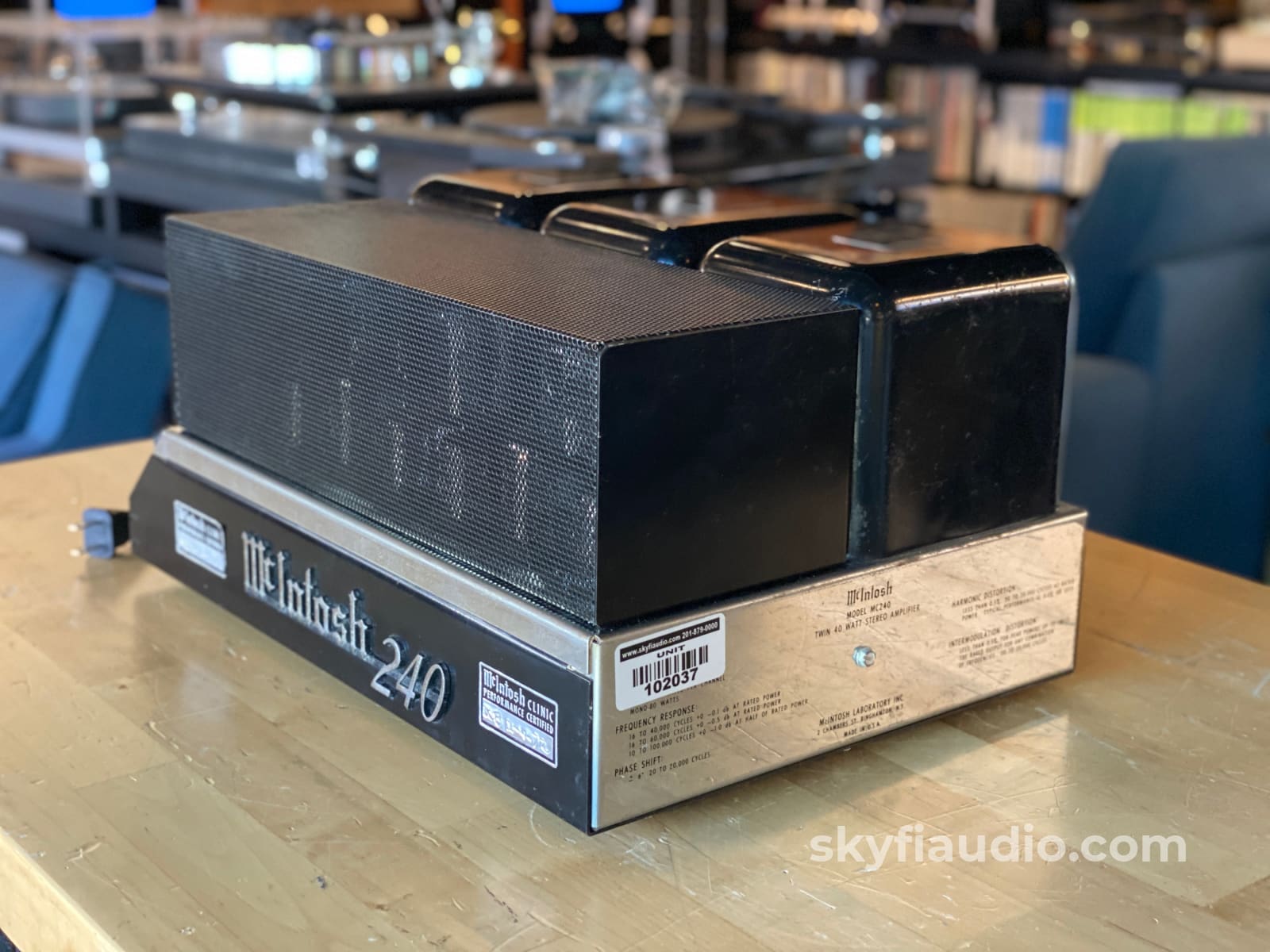 Mcintosh Mc240 Vintage Tube Amp - Skyfi Restored W/ Premium Tubes Amplifier