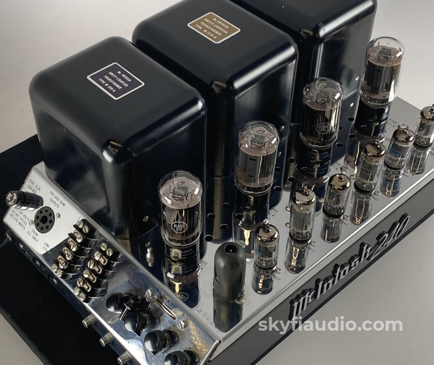 Mcintosh Mc240 Vintage Tube Amplifier For 220V (Euro Power Transformer) - Fully Restored