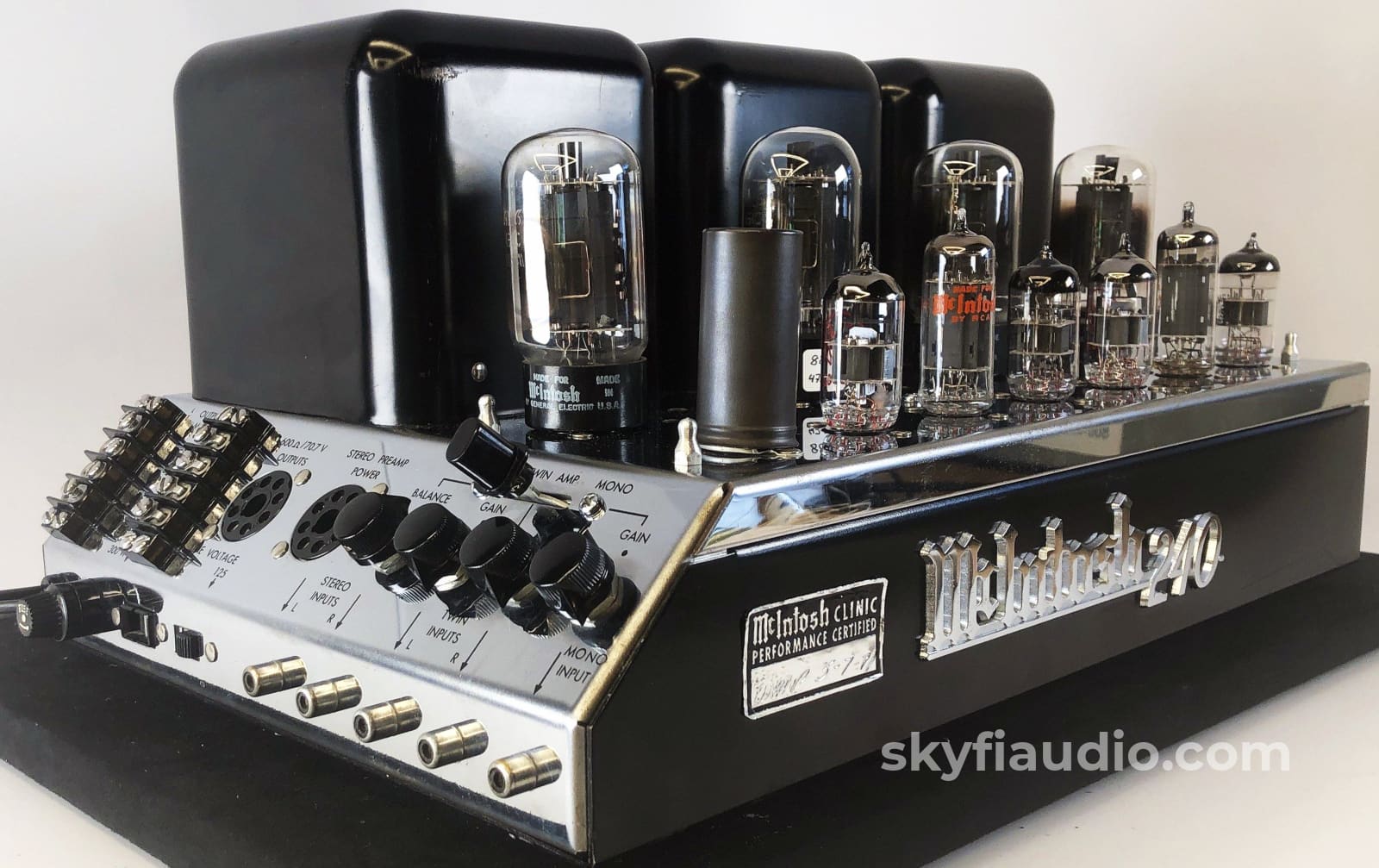 McIntosh MC240 Vintage Tube Amplifier - Restored and Sounding Amazing