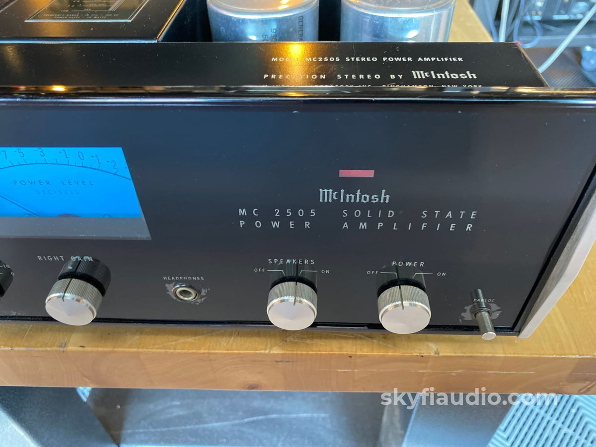 Mcintosh Mc2505 Vintage Amplifier - Serviced Recaueuhnjytoagny