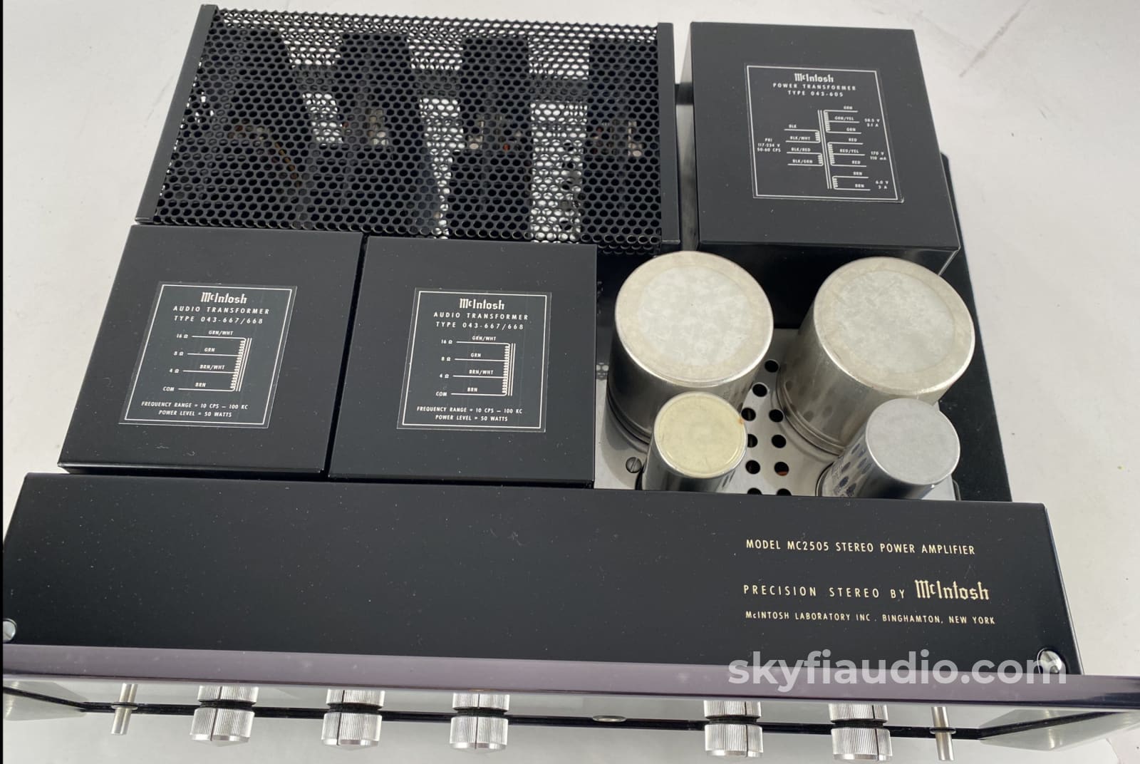 Mcintosh Mc2505 Vintage Solid State Amplifier Serviced And Very Clean