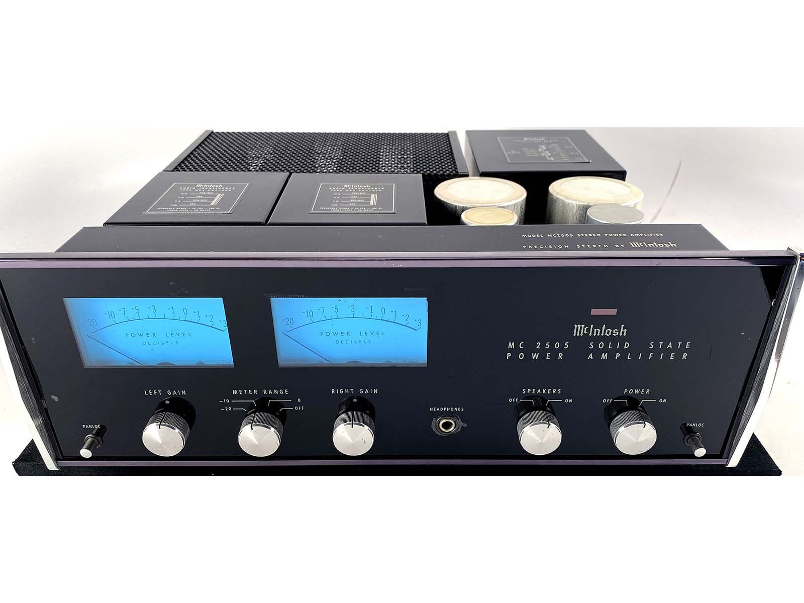 Mcintosh Mc2505 Vintage Solid State Amplifier Serviced And Very Clean