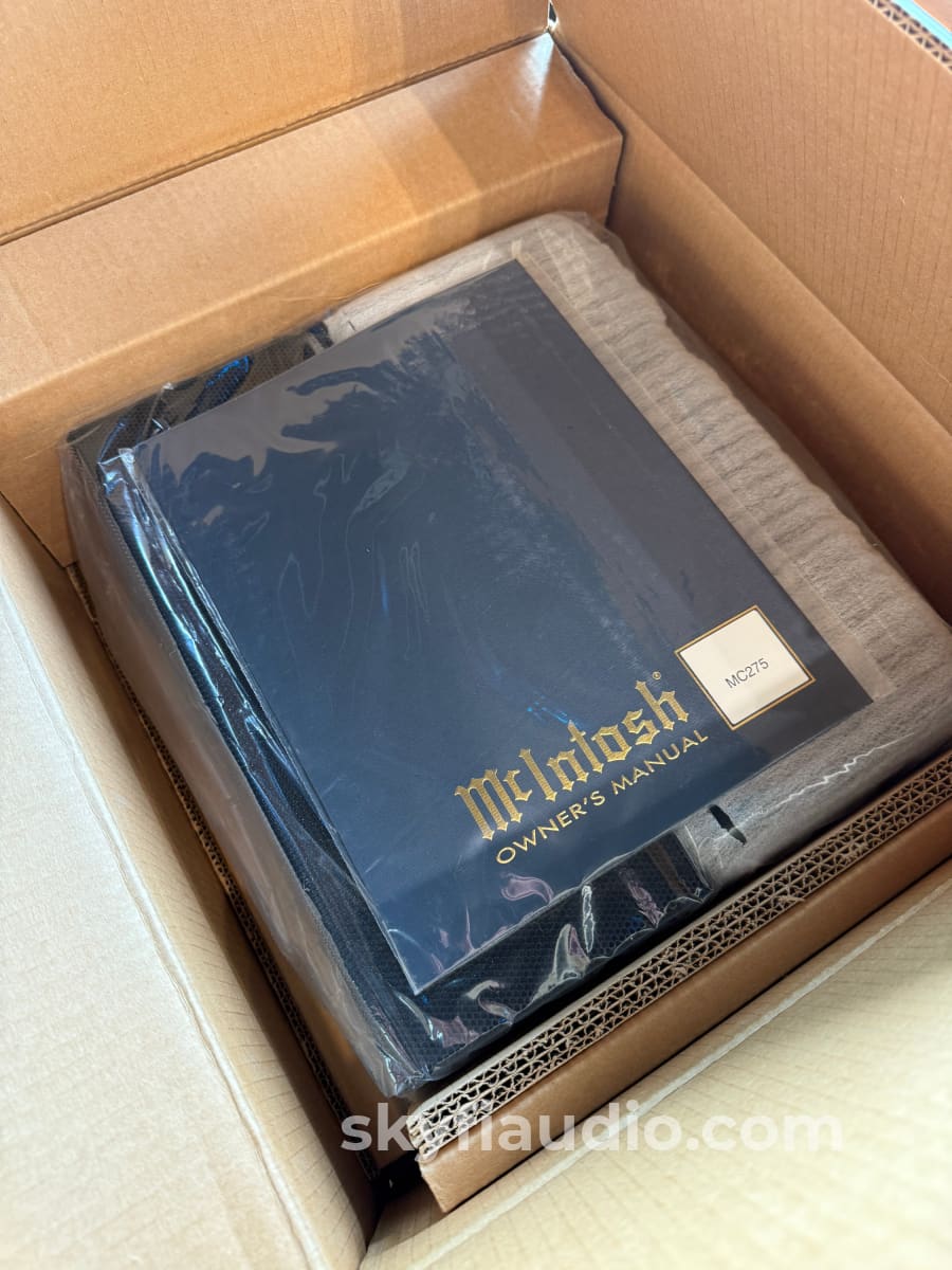 McIntosh MC-275 MKIII Tube Amplifier - New Old Stock Amplifier