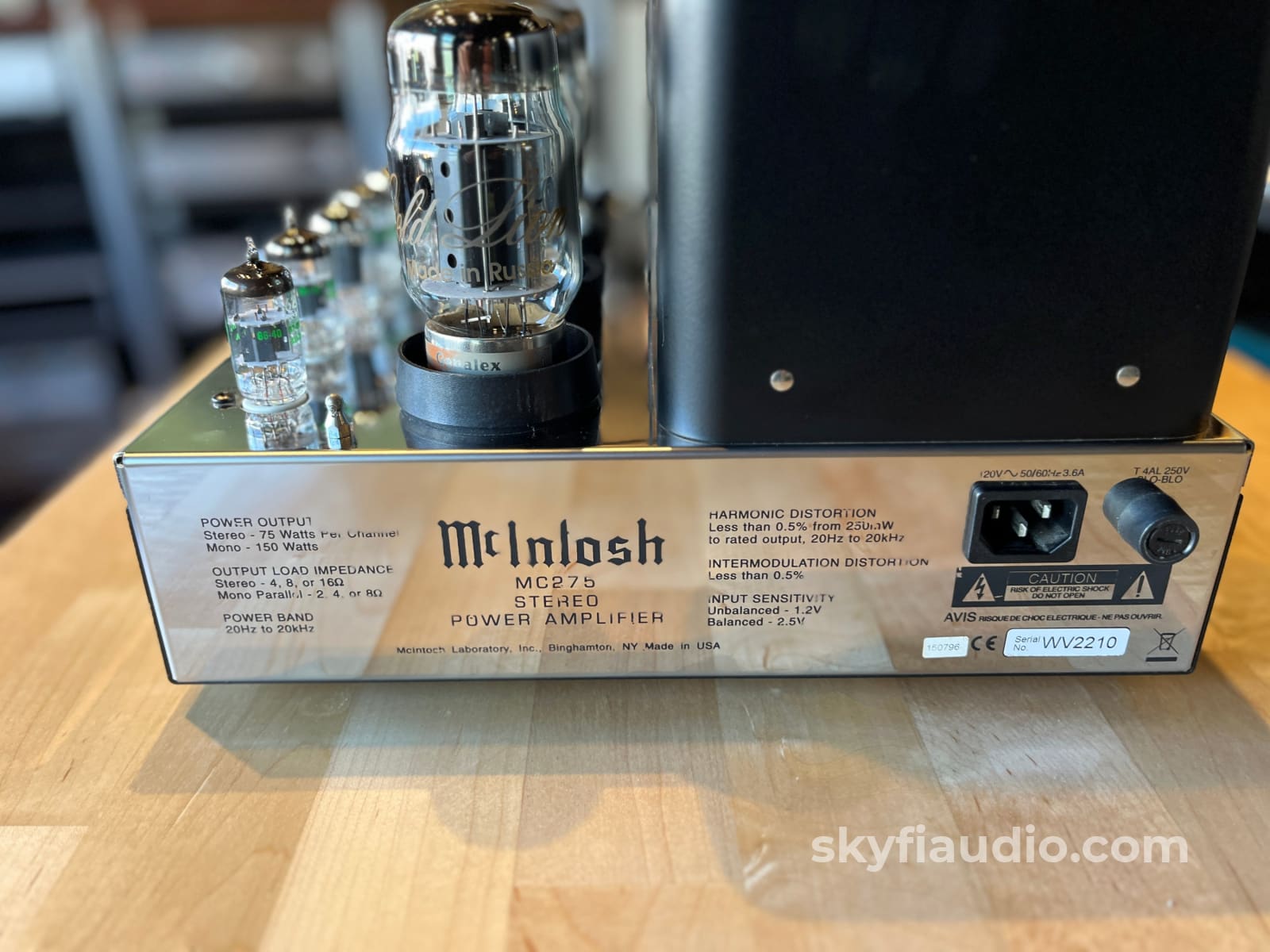 McIntosh MC275 MK V Tube Amplifier Amplifier