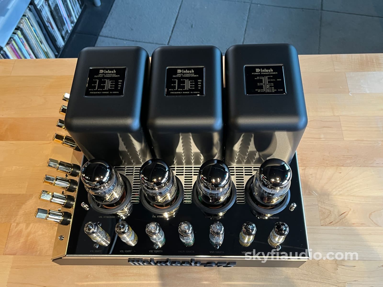 McIntosh MC275 Tube Amplifier - W/ Gold Lion KT88 Outputs and Vintage IEC & GE Driver Tubes - Pre-Loved Amplifier