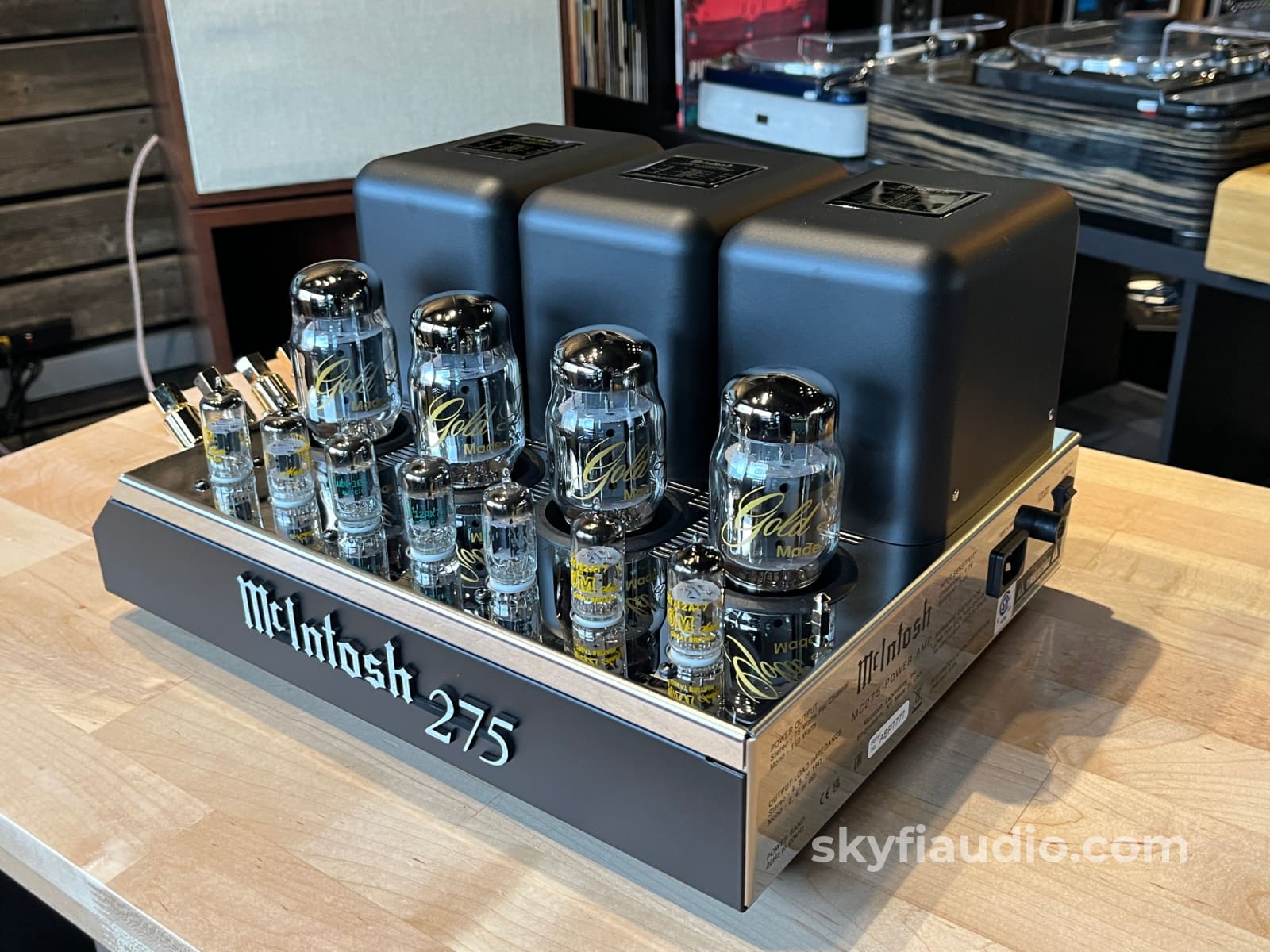 McIntosh MC275 Tube Amplifier - W/ Gold Lion KT88 Outputs and Vintage IEC & GE Driver Tubes - Pre-Loved Amplifier