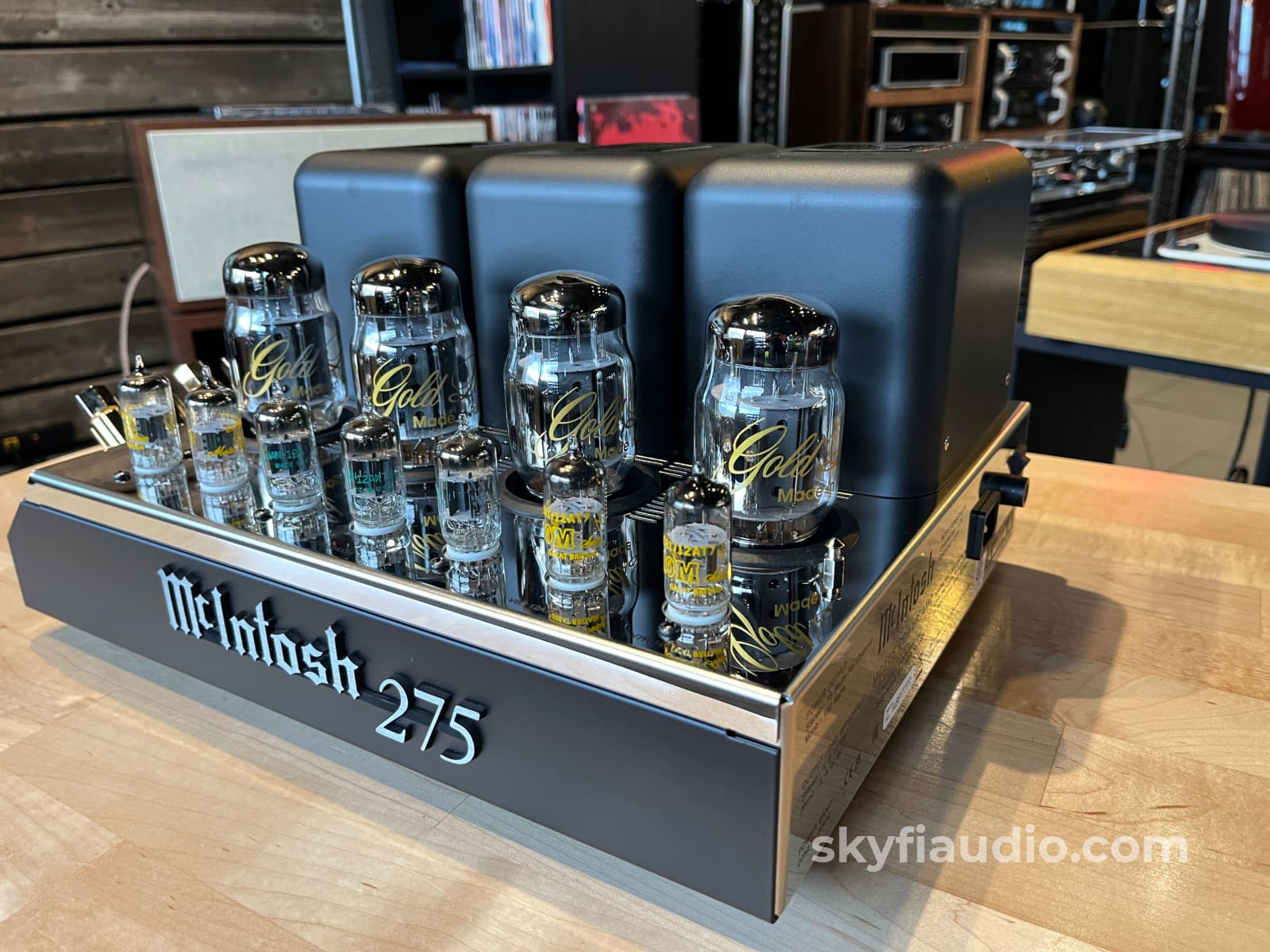 McIntosh MC275 Tube Amplifier - W/ Gold Lion KT88 Outputs and Vintage IEC & GE Driver Tubes - Pre-Loved Amplifier