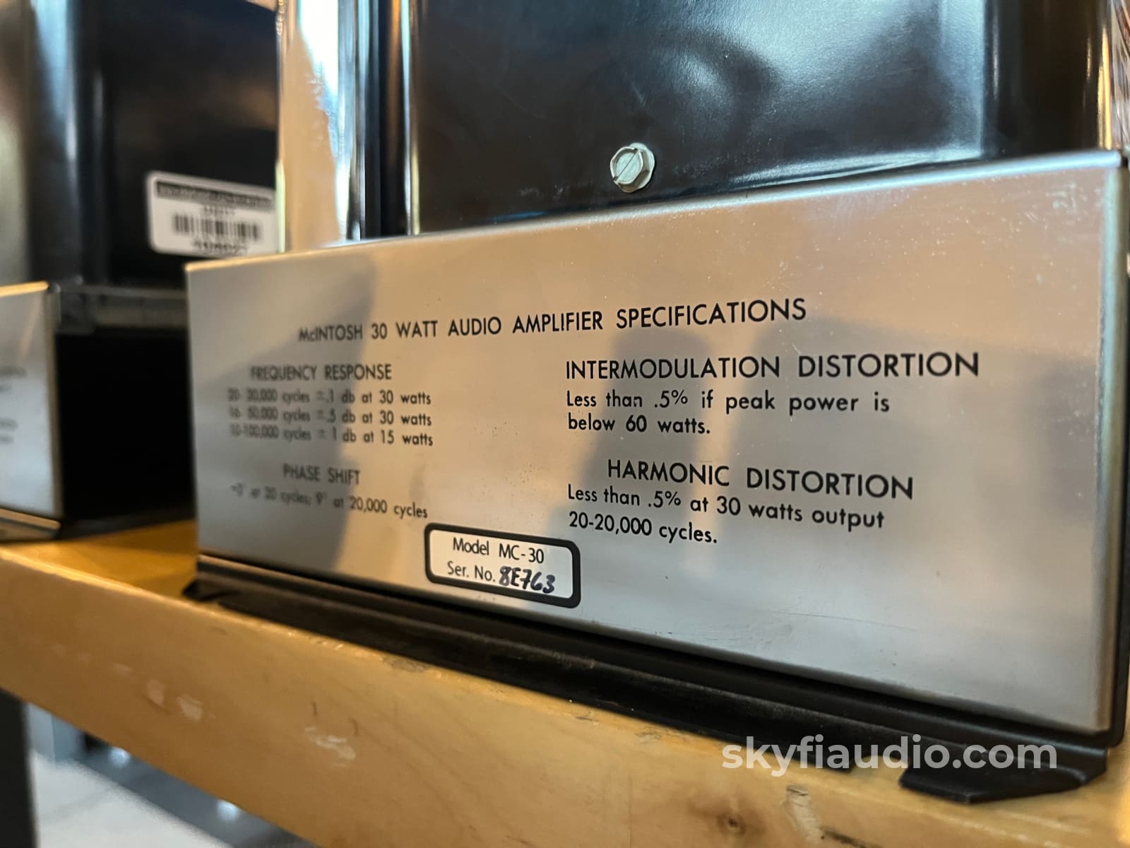 Mcintosh Mc30 Monoblock Amplifier Pair - Electronically Restored By Skyfi