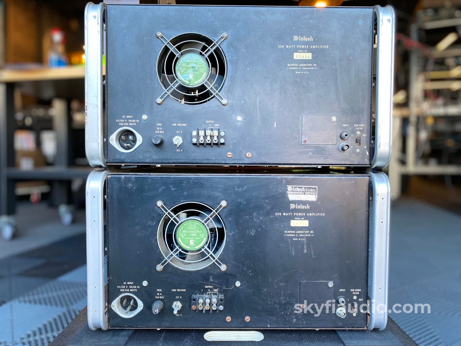 Mcintosh Mc3500 Legendary Vintage Tube Mono Amplifiers - Unmolested Call For Restoration Options