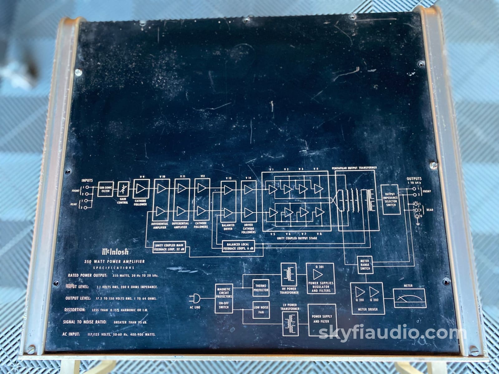 Mcintosh Mc3500 Legendary Vintage Tube Mono Amplifiers - Unmolested Call For Restoration Options