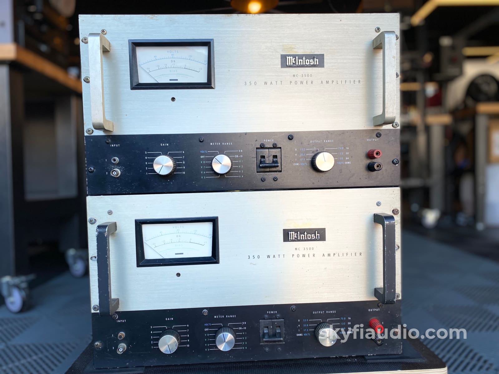 Mcintosh Mc3500 Legendary Vintage Tube Mono Amplifiers - Unmolested Call For Restoration Options