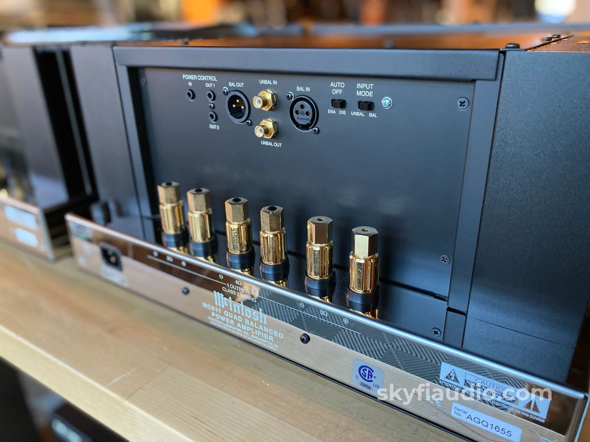 Mcintosh Mc-611 Quad Balanced Monoblock Amplifiers Lnib - In Store Only Amplifier