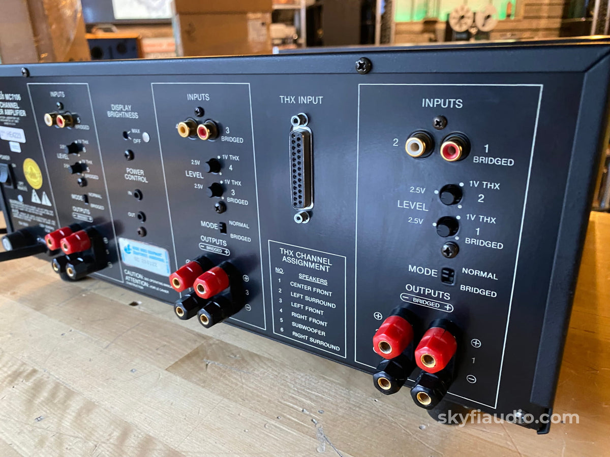 Mcintosh Mc7106 6 Channel Solid State Amp Amplifier