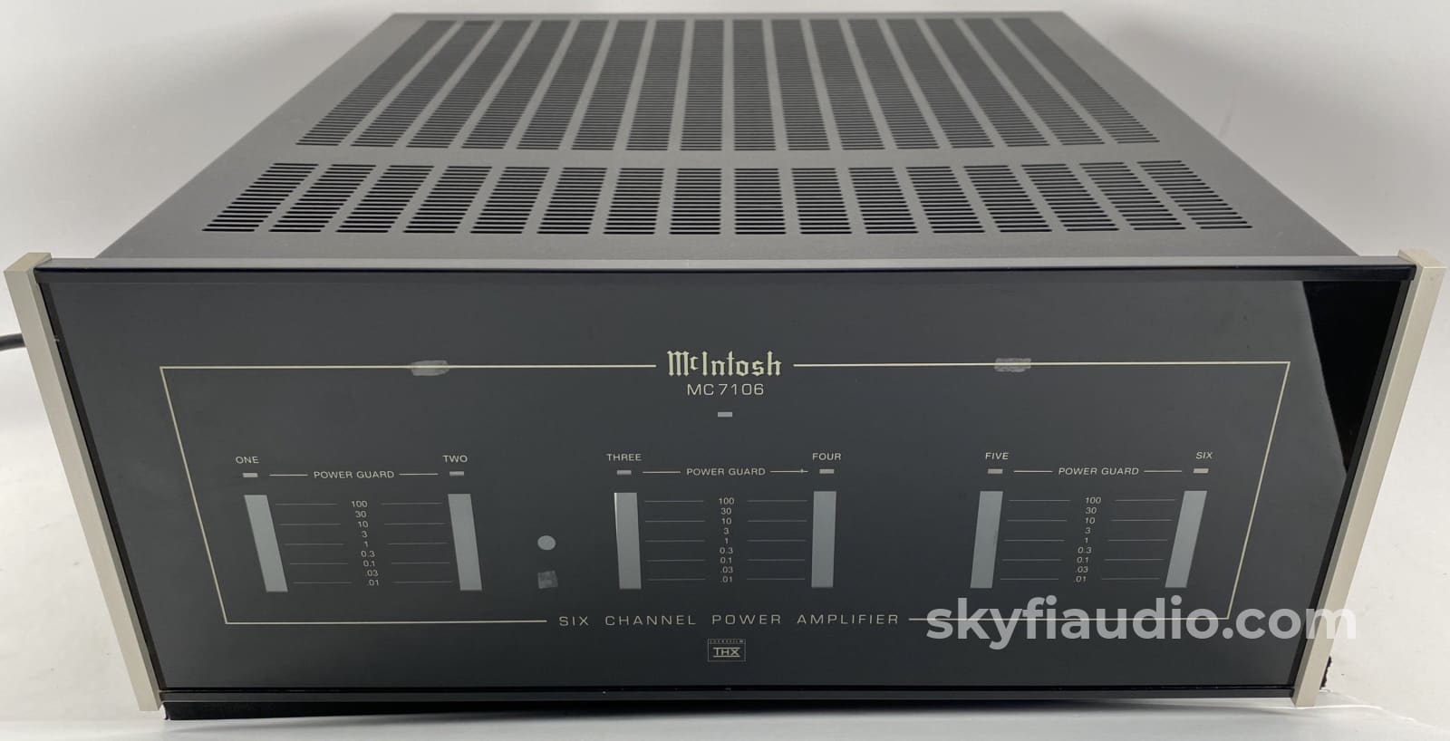 Mcintosh Mc7106 6 Channel Solid State W/Led Vu Meters Thx Amplifier
