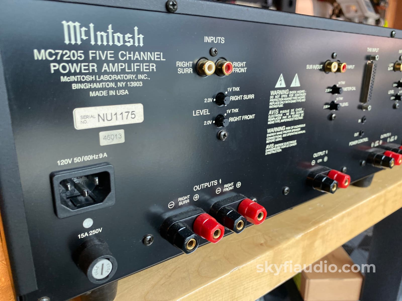 Mcintosh Mc7205 5-Channel Home Theater Amplifier