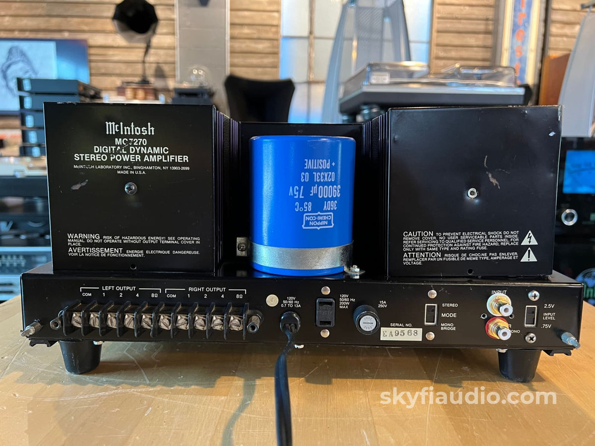 Mcintosh Mc7270 Blue Monster Amplifier Electronically Restored 270W X 2