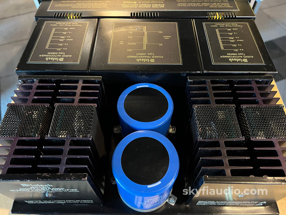 Mcintosh Mc7270 Blue Monster Amplifier Electronically Restored 270W X 2
