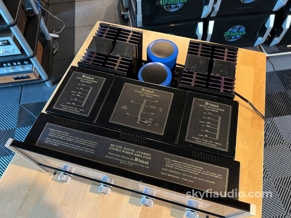Mcintosh Mc7270 Blue Monster Amplifier Electronically Restored 270W X 2