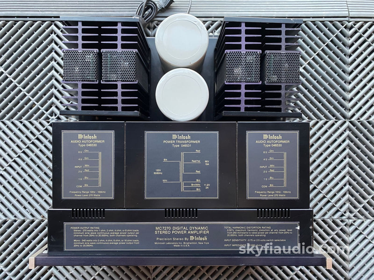 Mcintosh Mc7270 - Super Clean 270W X 2 Best Mc Amp From This Era Amplifier