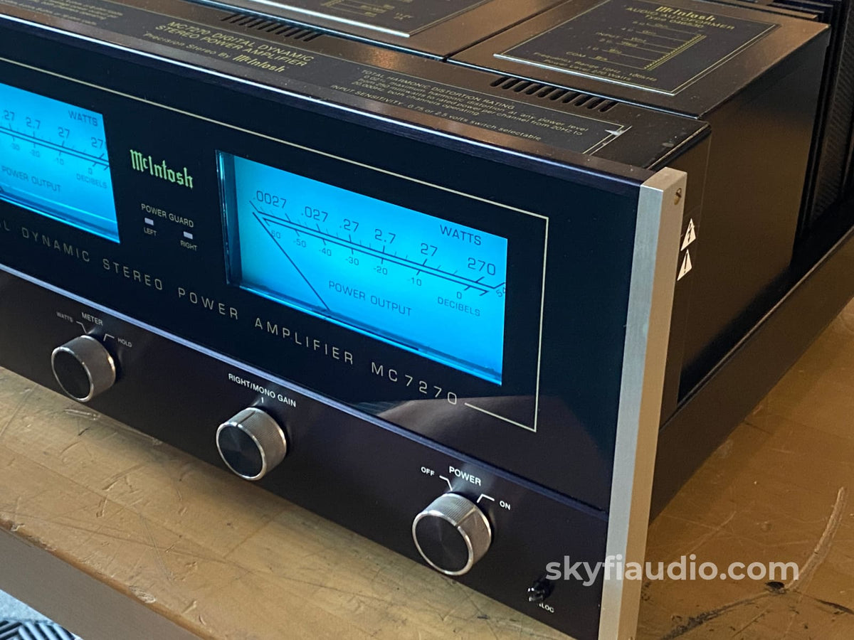 Mcintosh Mc7270 - Super Clean 270W X 2 Best Mc Amp From This Era Amplifier